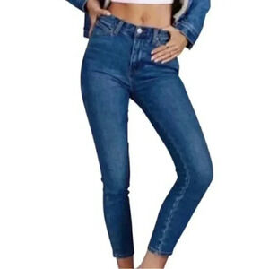 Free People 5 pocket trendy casual dark wash stretch skinny denim Jeans 27